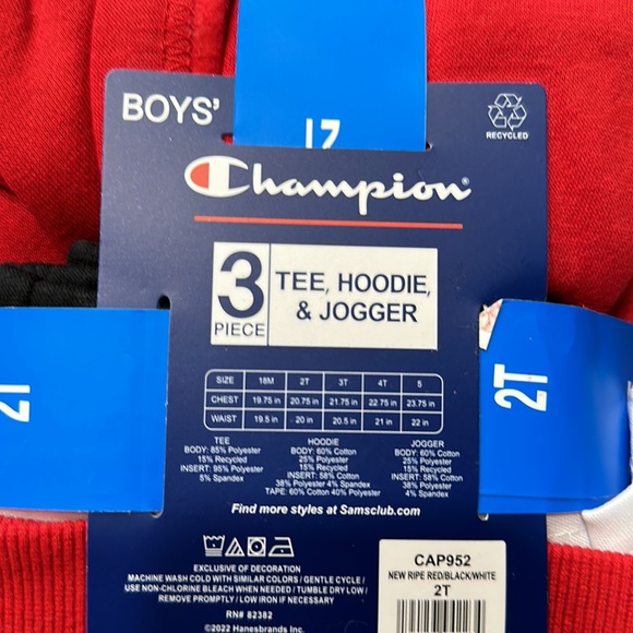 NWT • champion • boy’s 3 piece set - Picture 4 of 4